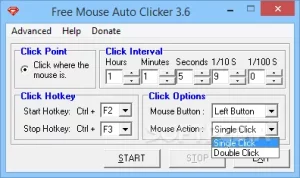Free Mouse Auto Clicker 